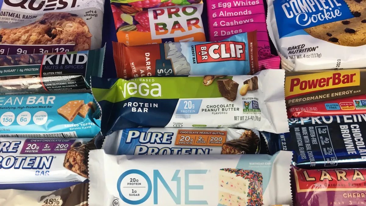 meal-replacement protein bar