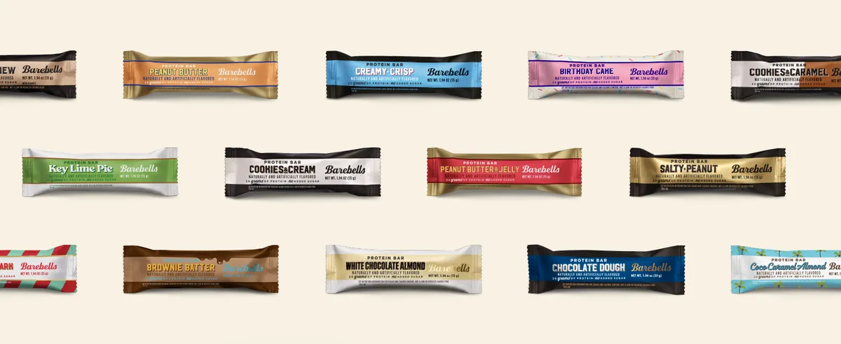 protein bar ingredient labels